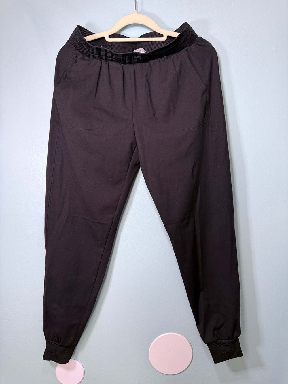 Rachel Zoe Athletic Jogger Pants Black Size S